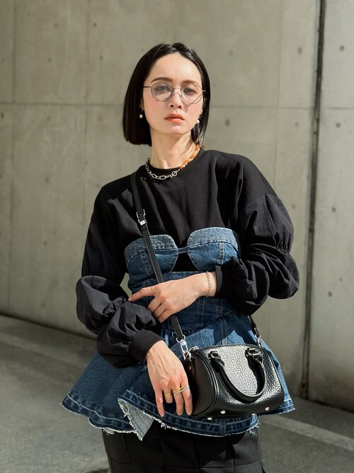 デニムビスチェ【MAISON SPECIAL/メゾンスペシャル】を使った人気