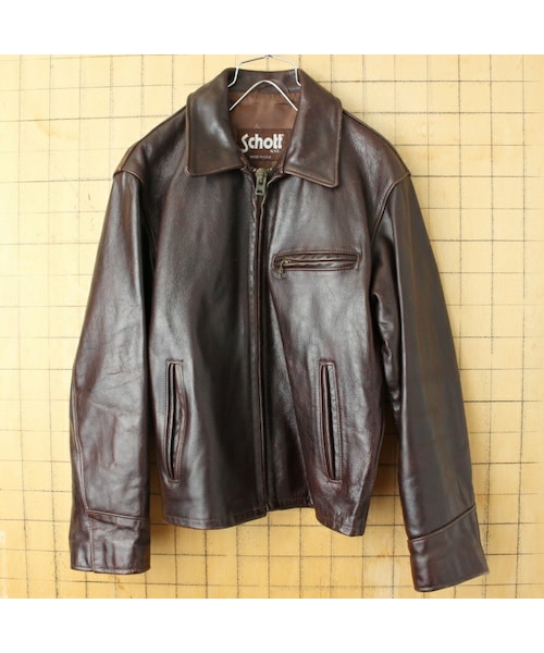 schott（ショット）の「USA製 Schott ショット 659 襟付 シングル