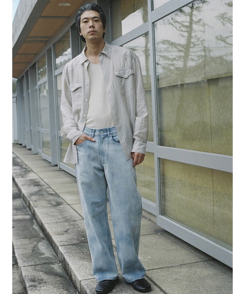 LIDNM（リドム）の「FADED HERITAGE DENIM PANTS（デニムパンツ）」 - WEAR