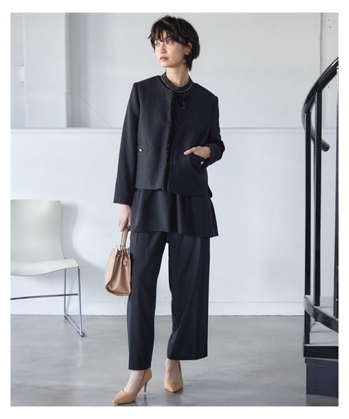 nissen（ニッセン）の「【入学式・卒業式・フォーマル】ツイード調ノー