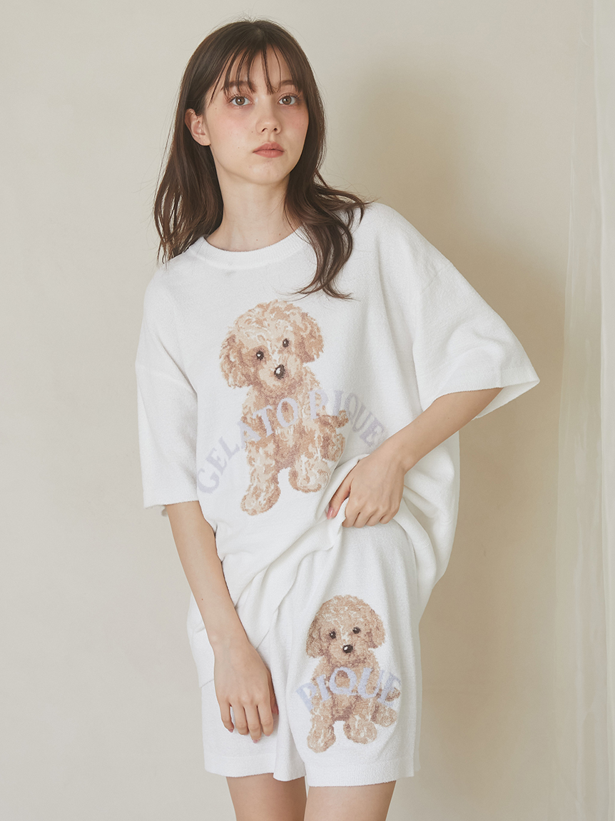 WOMEN】トイプードルJQDプルオーバー＆ショートパンツ | gelato pique