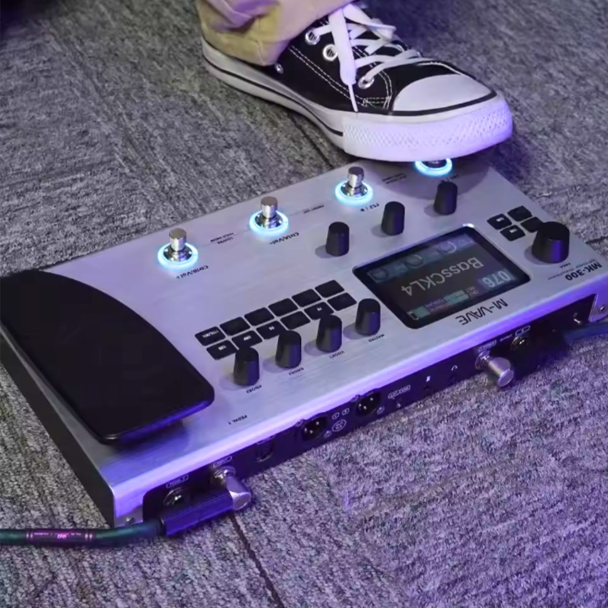 Pedaleira para Guitarra Multi efeitos M-vave MK300