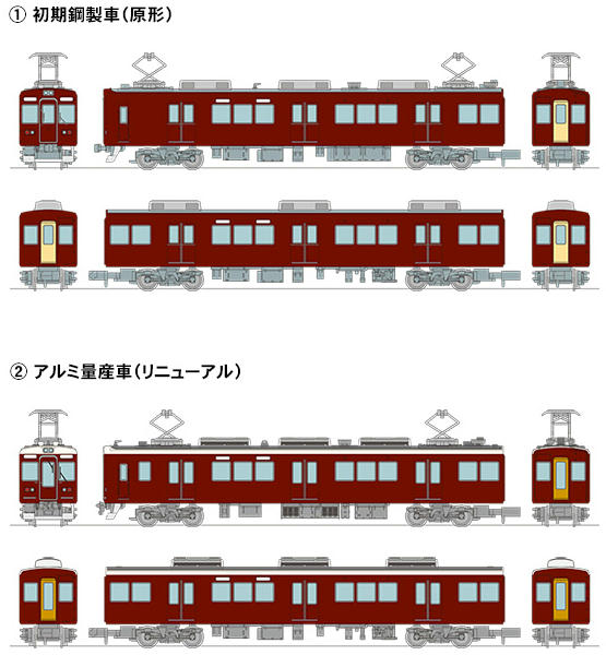 阪急 7000系 鉄コレ 販売（2017年10月7日～） - 鉄道コム