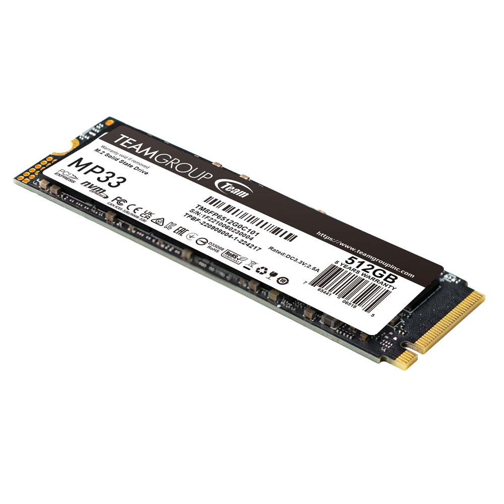 MP33 M.2 PCIe SSD 512GB | TEAMGROUP