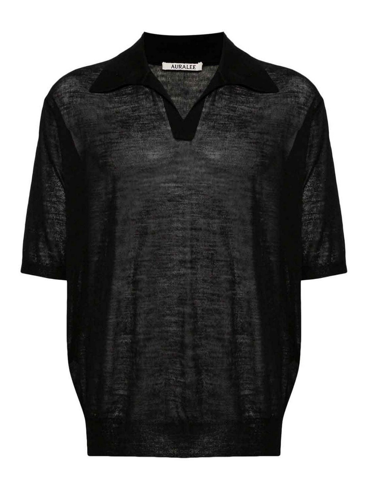 Auralee ポロシャツ - 黒 - ブラック|A24SP02WSBLACK