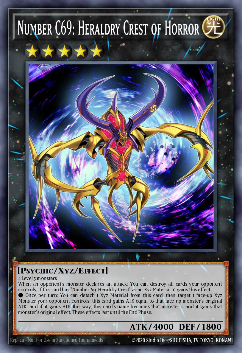 Number C69: Heraldry Crest of Horror - Yu-Gi-Oh! Card Database