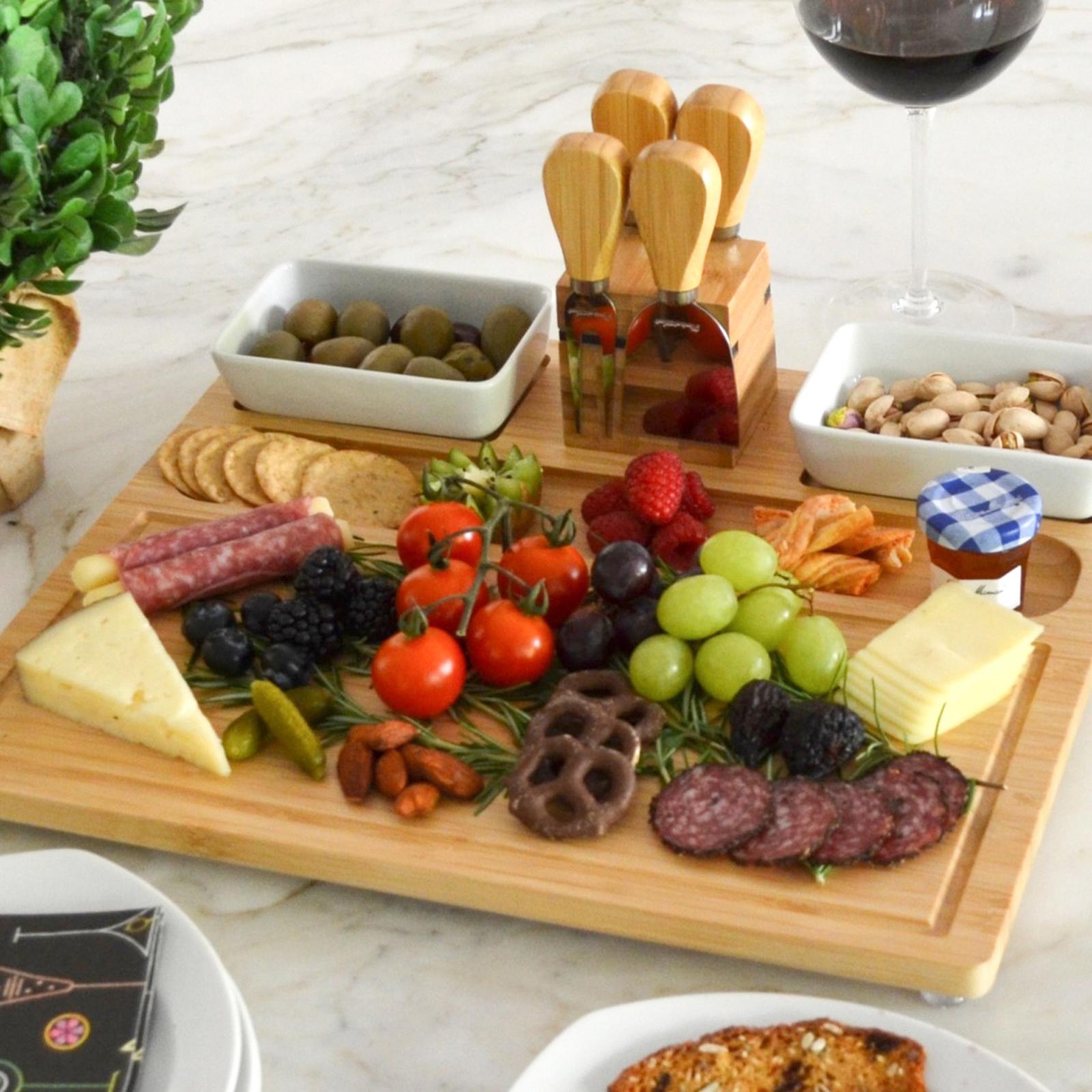 Picnic at Ascot, Sherborne 7-Piece Entertaining Charcuterie Board