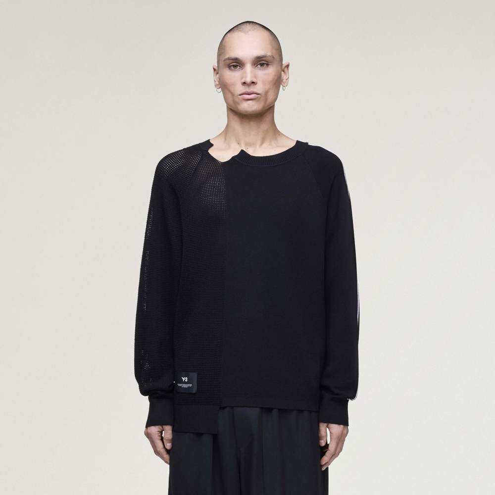 Y-3 LOGO KNIT SWEATER Y-3│Y-3 ワイスリー