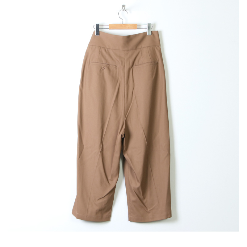 08sircus (ゼロエイトサーカス) Cotton tricotine wide wrap pants