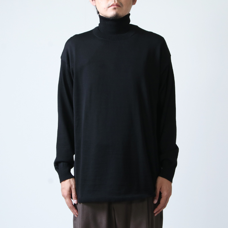 08sircus (ゼロエイトサーカス) 2way neck layered sweater / 2way