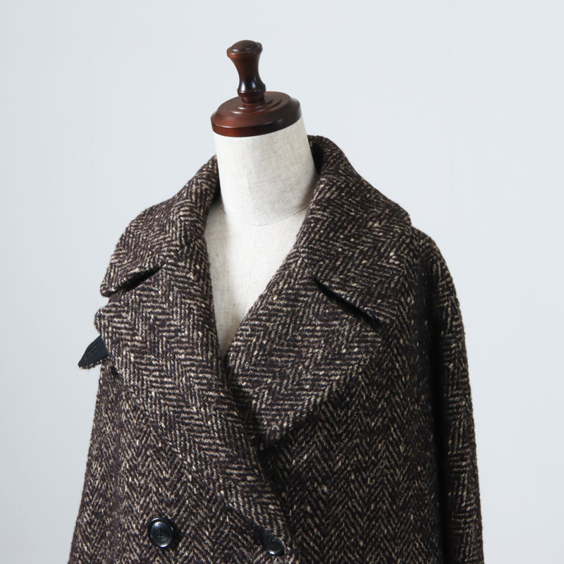 TICCA (ティッカ) ミックスツイードテントコート