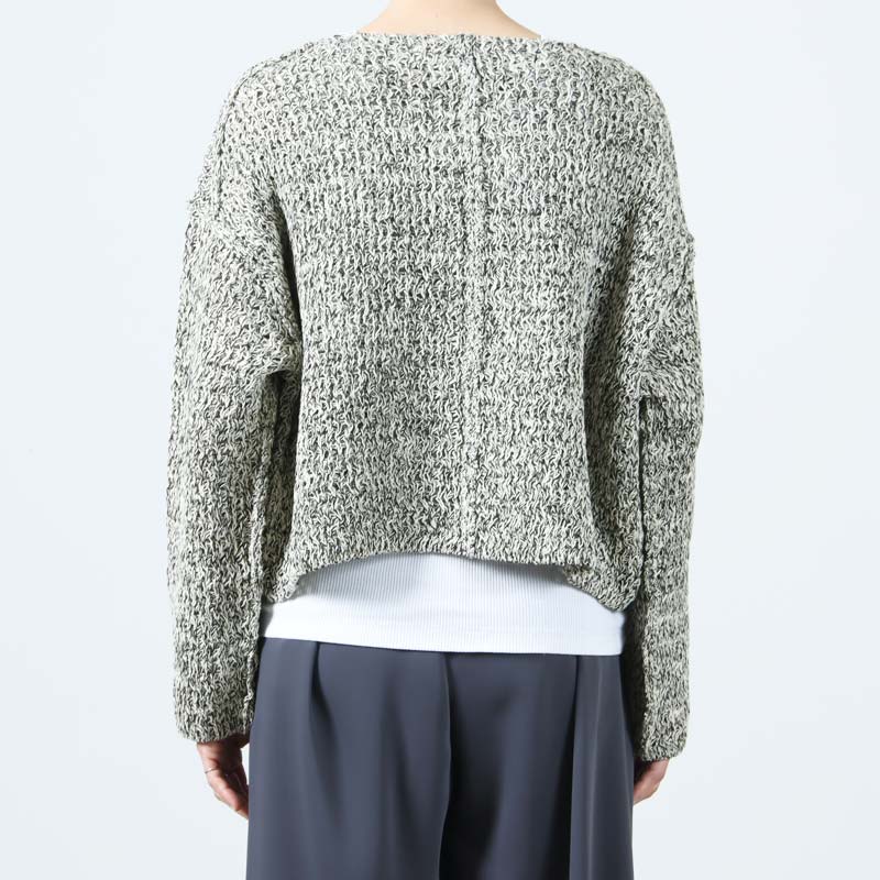 unfil (アンフィル) double honeycomb mesh sweater / ダブルハニカム