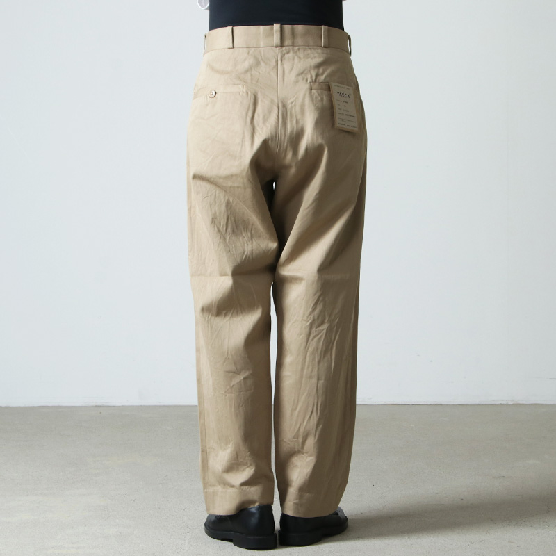 YAECA (ヤエカ) CHINO CLOTH PANTS TACK TAPERED / チノクロスパンツ