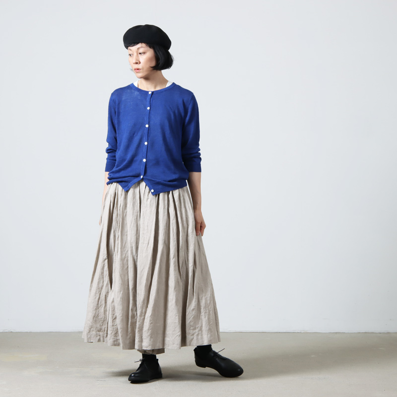 YAECA (ヤエカ) WRITE CULOTTES LINEN / ライトキュロットリネン