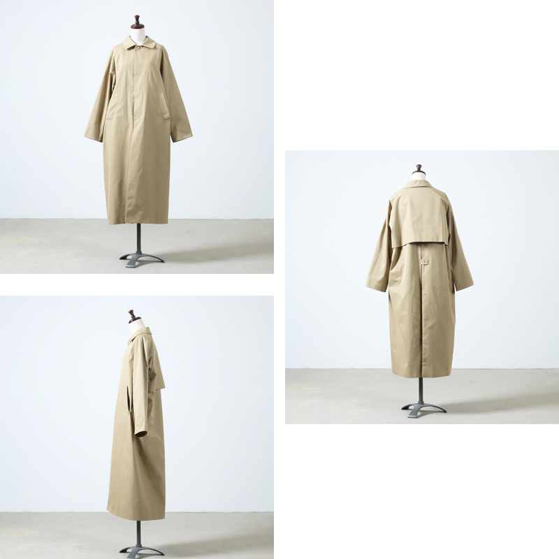 YAECA (ヤエカ) SOUTIEN COLLAR COAT STANDARD / ステンカラーコート