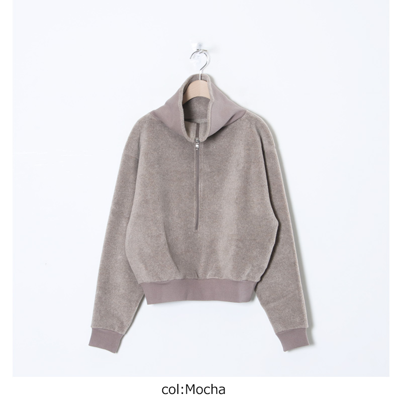 ALWEL (オルウェル) FLEECE HIGH NECK PO / フリースハイネックプル