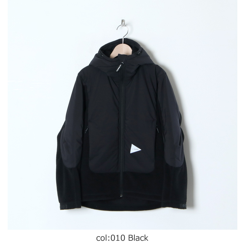and wander (アンドワンダー) top fleece jacket / トップフリース