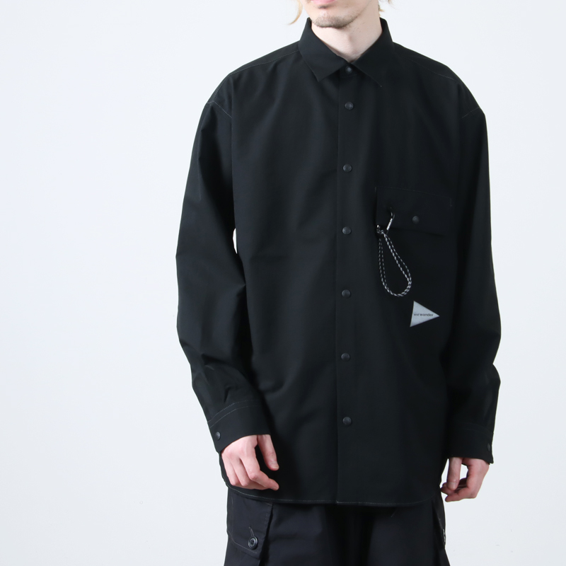 and wander (アンドワンダー) dry breathable LS shirt / ドライブ