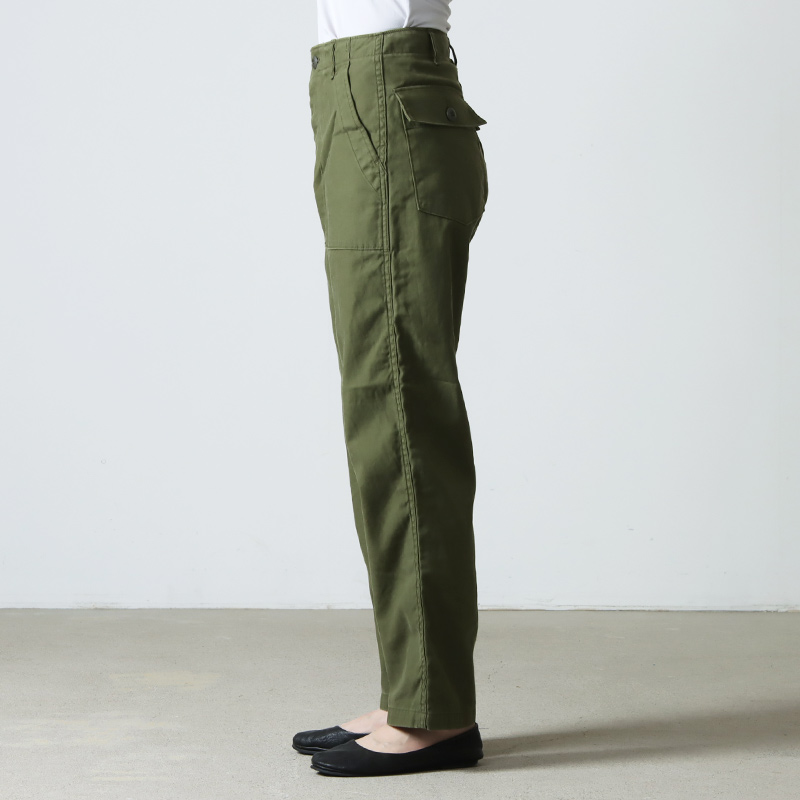 CIOTA (シオタ) スビンコットン バックサテン ベイカーパンツ