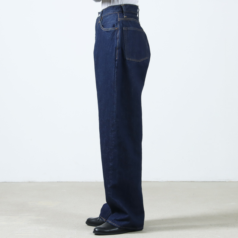 CIOTA (シオタ) High-rise 5 Pocket Pants Navy（One Wash