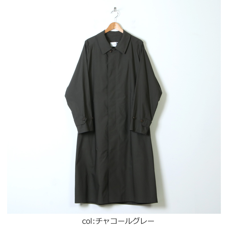 CIOTA (シオタ) スビンコットン タイプライター バルマカンコート