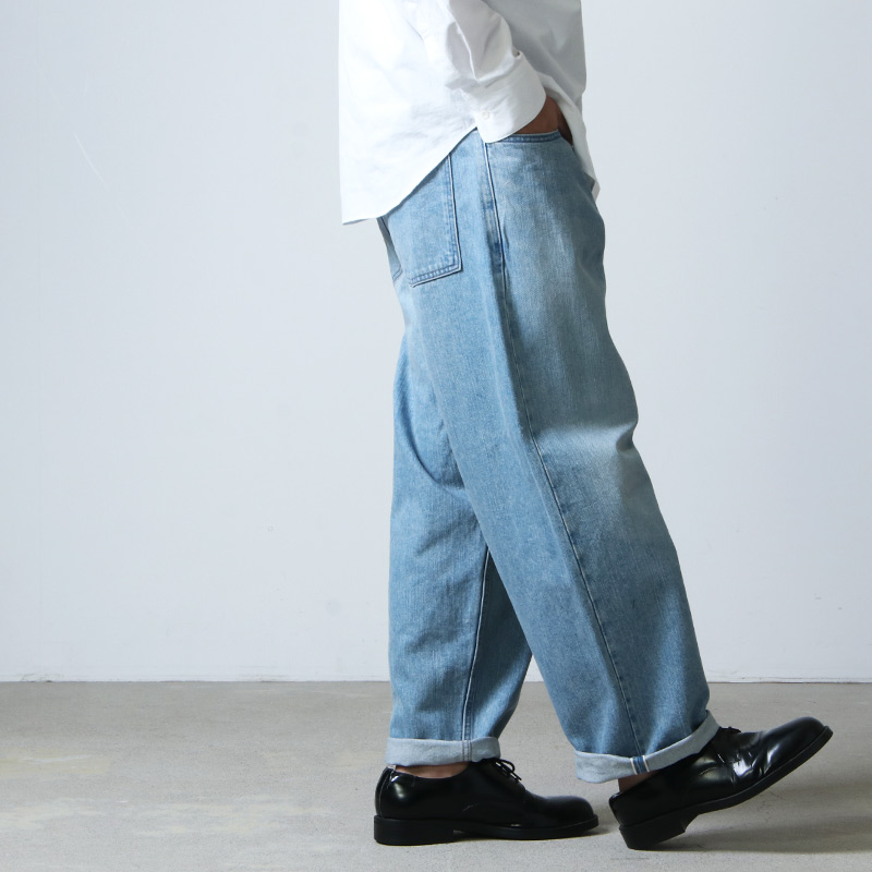 CIOTA (シオタ) インディゴ スビンコットン 13,5oz バギーデニム