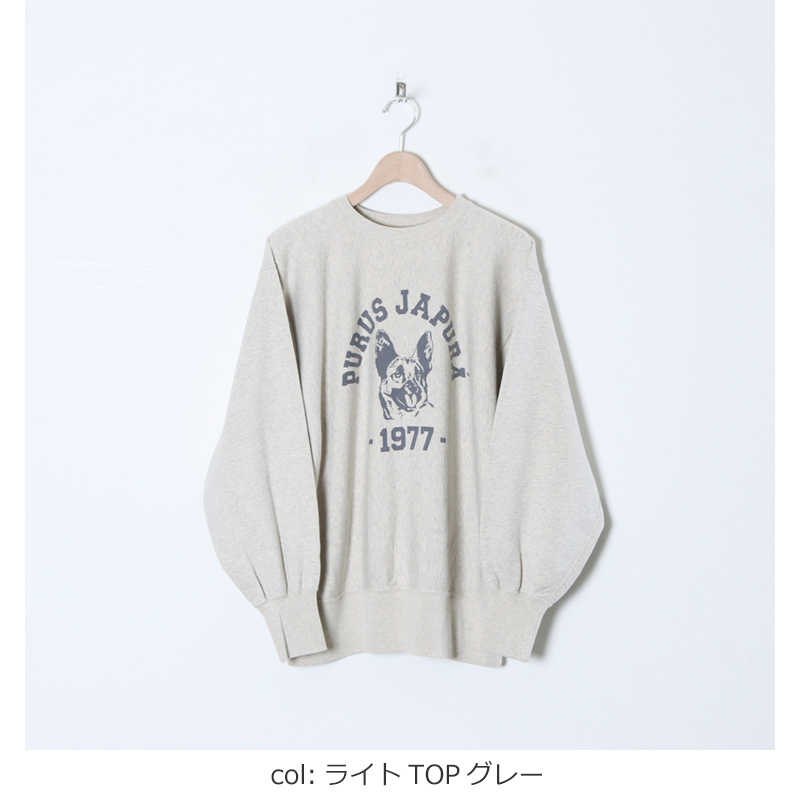 CIOTA (シオタ) スビンコットン 長袖スウェットシャツ