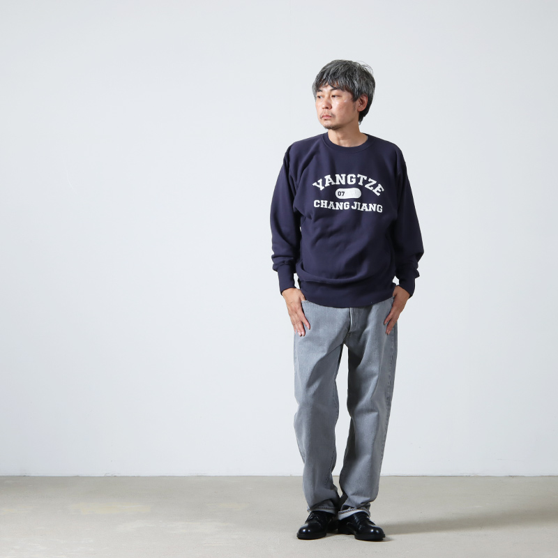 CIOTA (シオタ) グレー スビンコットン 13.5oz ストレートデニム