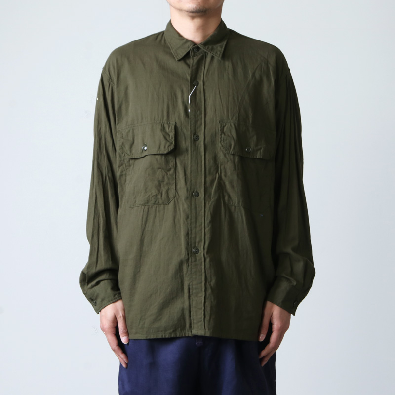 COMOLI (コモリ) ベタシャン CPOシャツ