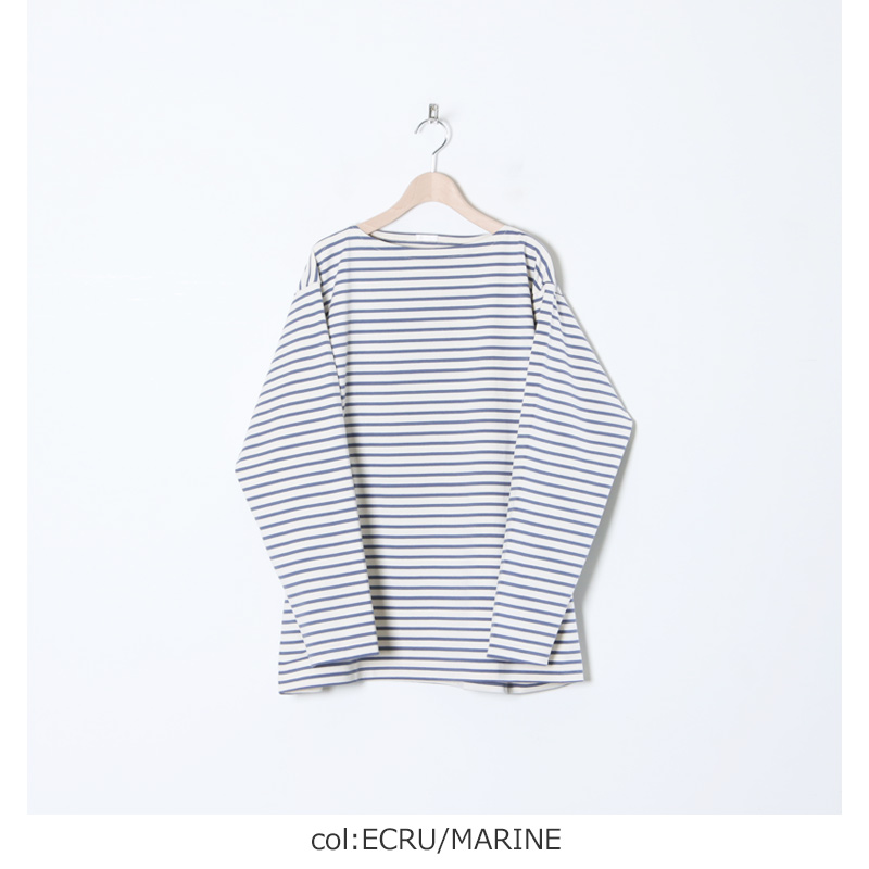 COMOLI (コモリ) ボーダーボートネック