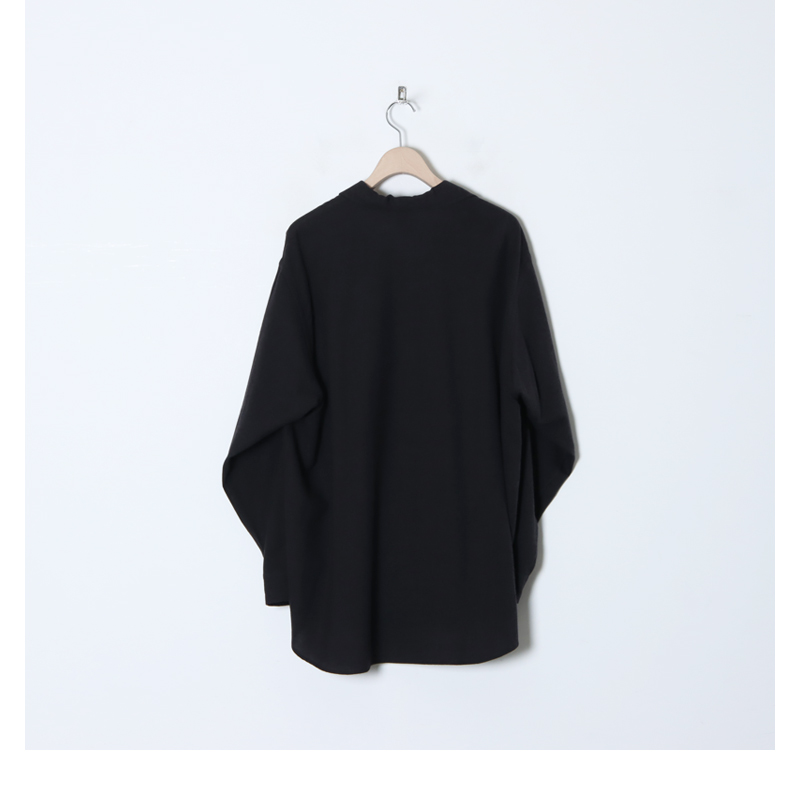 COMOLI (コモリ) ウールビエラ スキッパーシャツ