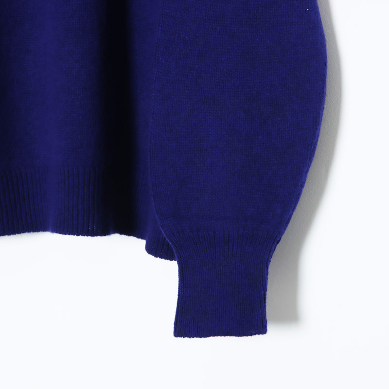 COMOLI (コモリ) ラムズウール ガンジーネックニット