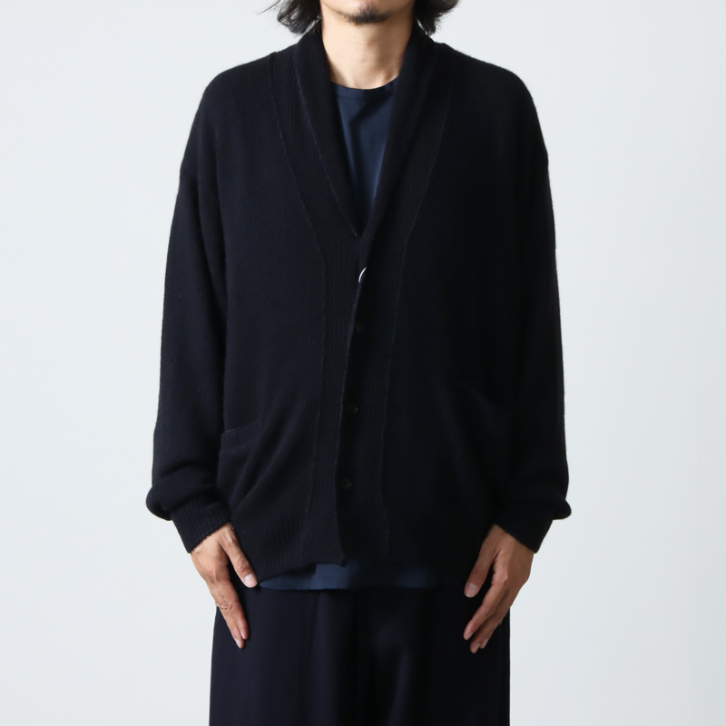 COMOLI (コモリ) カシミヤ ショールカラーニットジャケット