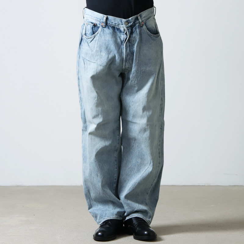 COMOLI (コモリ) デニム 5Pパンツ BLEACH