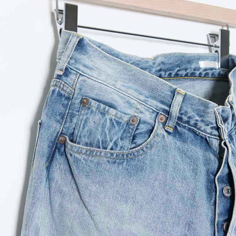 COMOLI (コモリ) デニム 5Pパンツ BLEACH