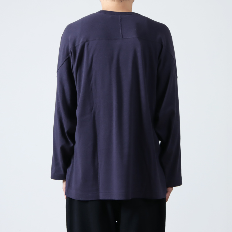 COMOLI (コモリ) コットンフライス ホッケーシャツ