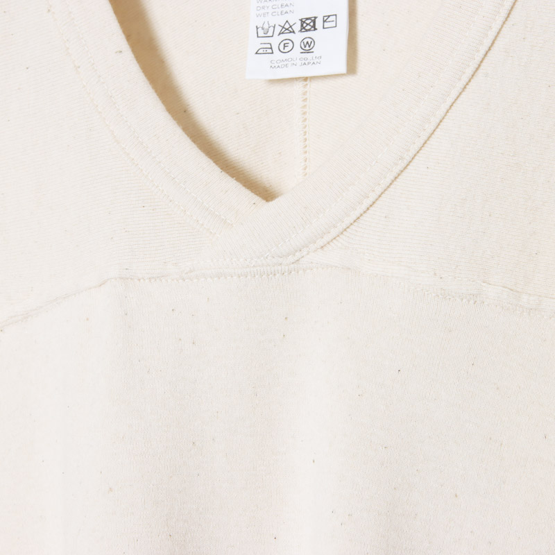 COMOLI (コモリ) コットンフライス ホッケーシャツ