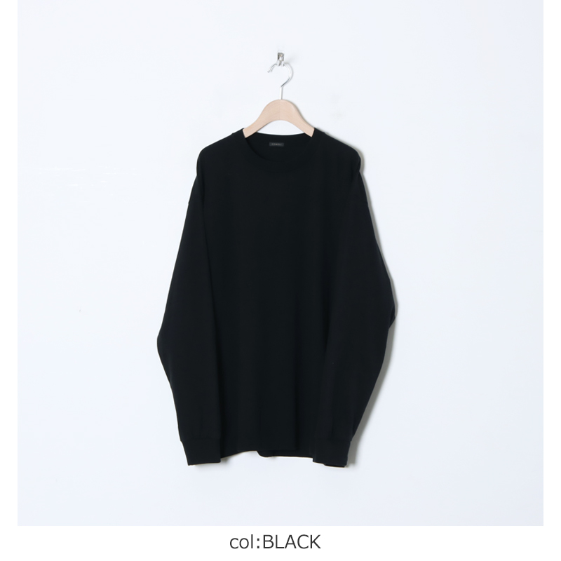 COMOLI (コモリ) 空紡天竺 長袖Tシャツ