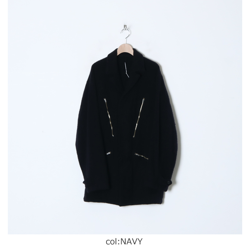 COMOLI (コモリ) 縮絨ウール ミリタリージャケット