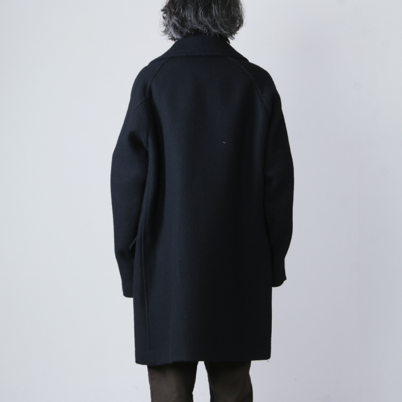 COMOLI (コモリ) ウール ショールカラーコート
