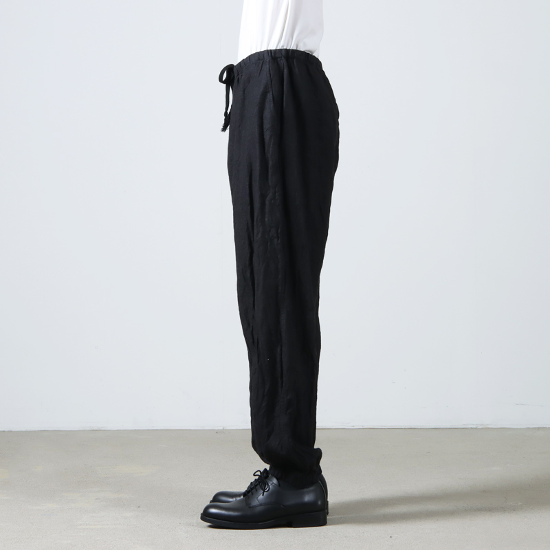 COMOLI (コモリ) リネン ドローストリングパンツ