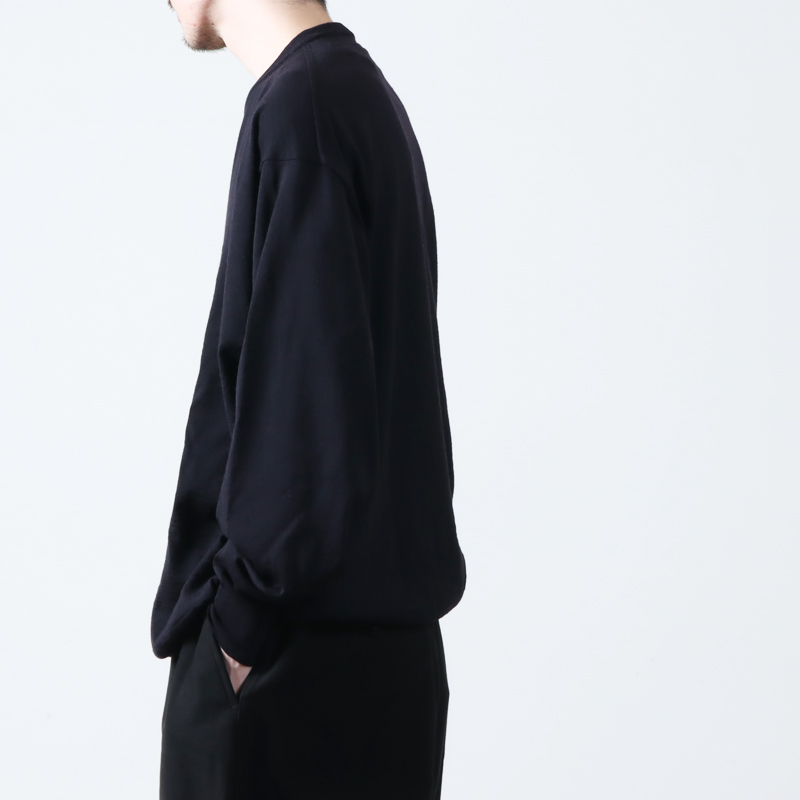 COMOLI (コモリ) ウール クルーネックニット