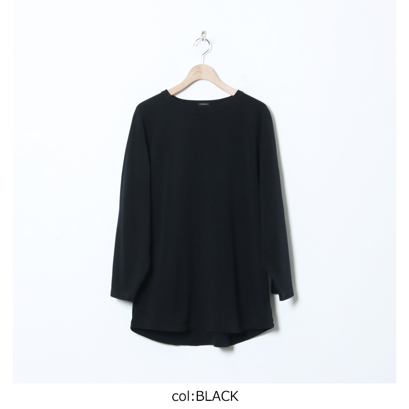 COMOLI (コモリ) コットンジャージ ベースボールTシャツ