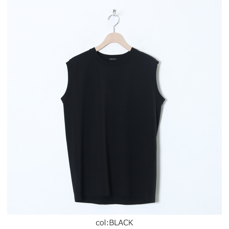 COMOLI (コモリ) コットンジャージ ノースリーブ