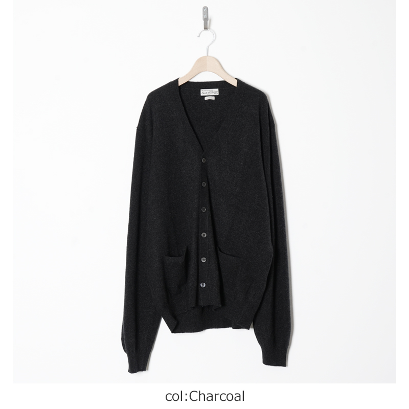 COMOLI (コモリ) SCOTT&CHARTERS別注 Vネックカーディガン