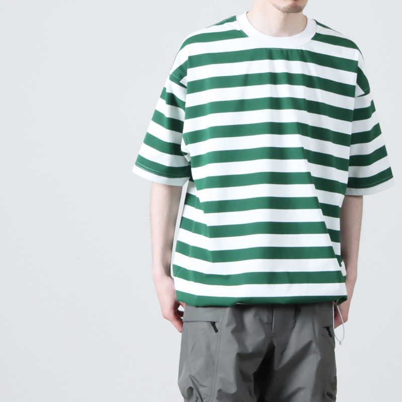 DAIWA PIER39 (ダイワピア39) TECH DRAWSTRING BORDER S/S TEE