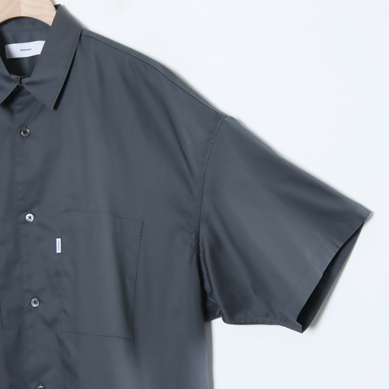 Graphpaper (グラフペーパー) Solotex Twill S/S Oversized Box Shirt
