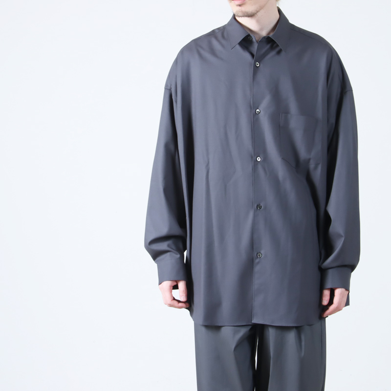 Graphpaper (グラフペーパー) Extra Fine Wool L/S Oversized Regular