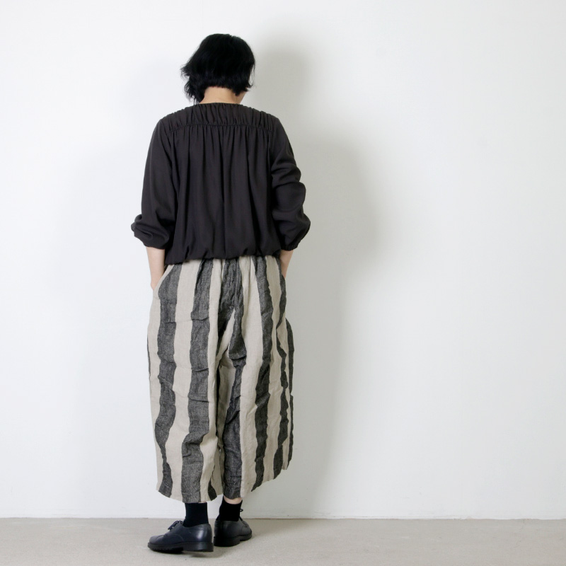 ICHI Antiquites (イチアンティークス) 琴平炊きリネンストライプ