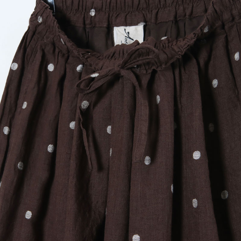 ICHI Antiquites (イチアンティークス) リネンドットイージーパンツ